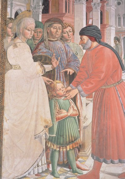 St. Augustine as a Boy (detail) by Benozzo di Lese di Sandro Gozzoli